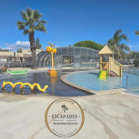 Camping Le Havre De Paix Mobil A 200m De La Parc Aquatique 5 Etoiles Torreilles